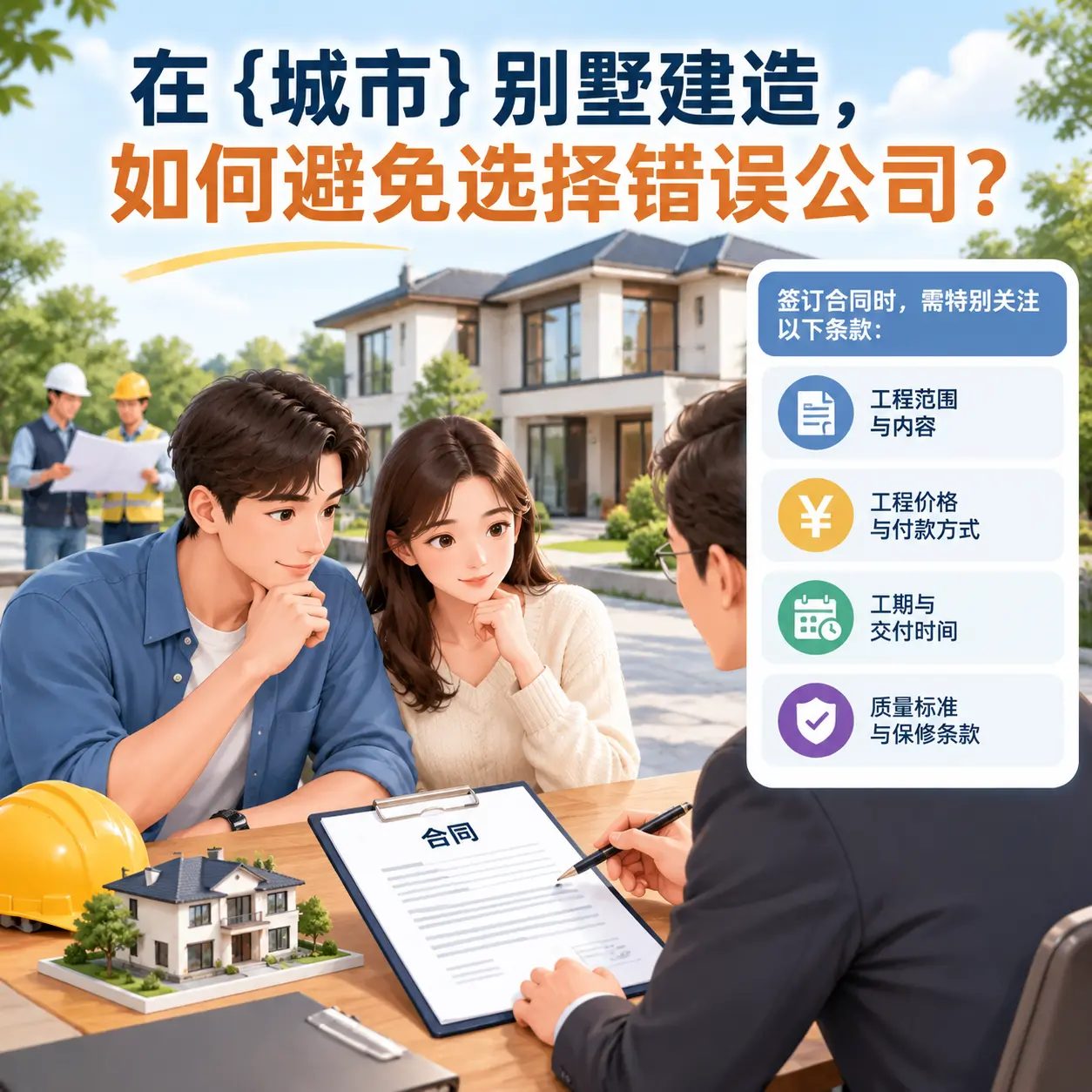 在 贵州 别墅建造，如何避免选择错误公司？