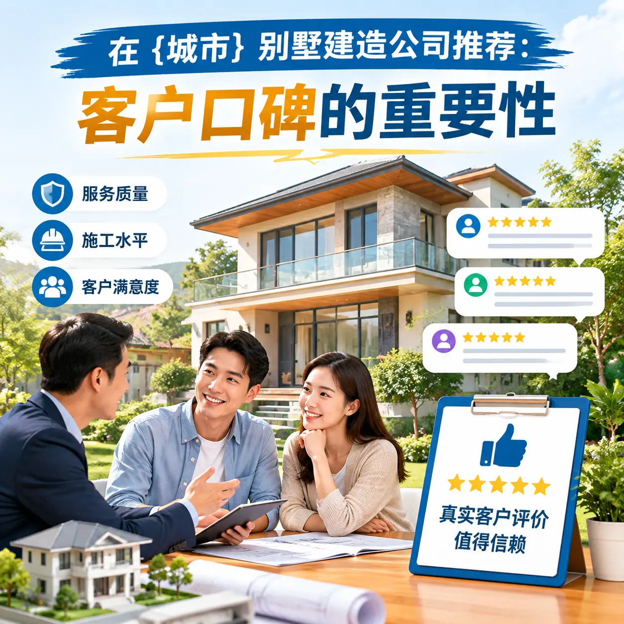 在 贵州 别墅建造公司推荐：客户口碑的重要性