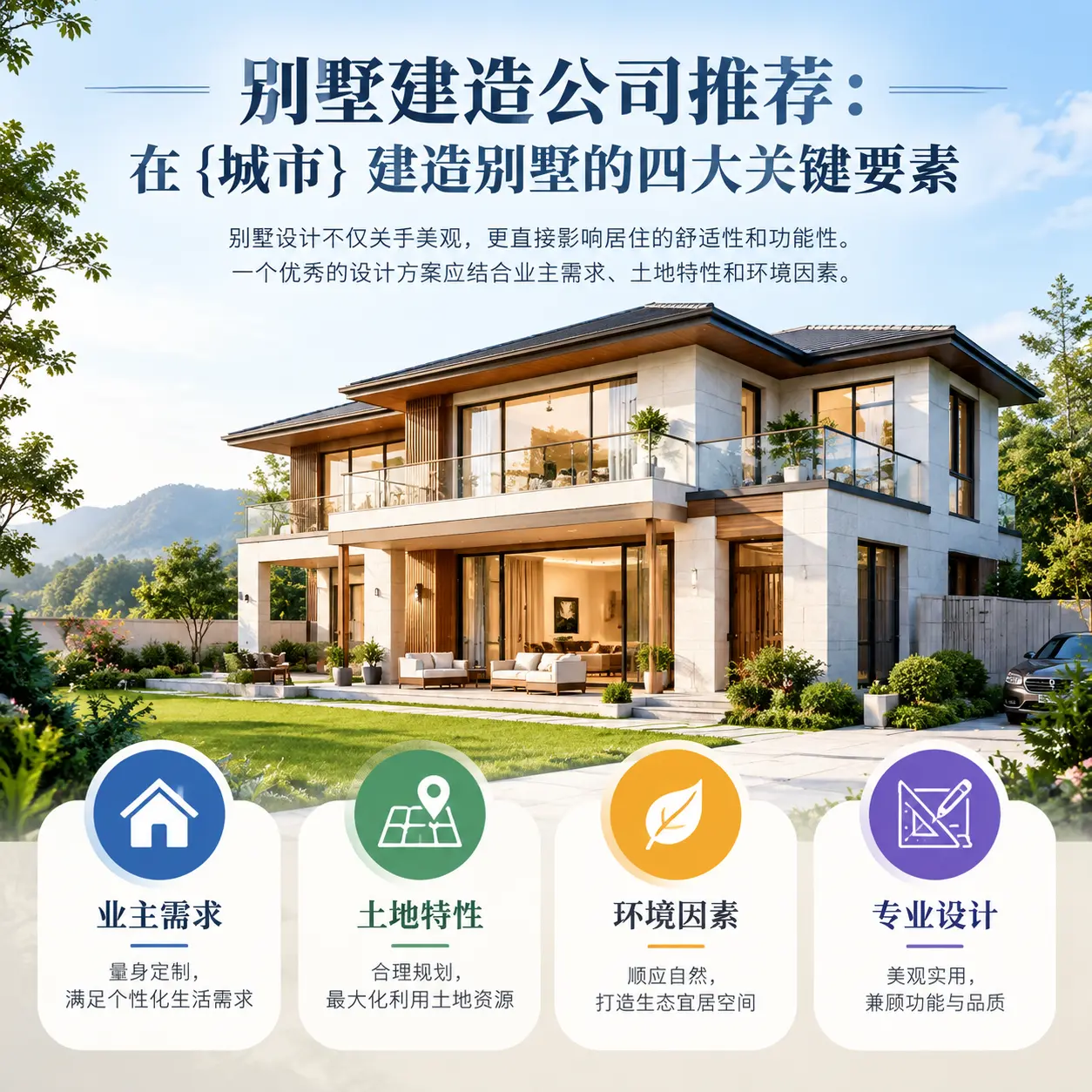别墅建造公司推荐:在 贵州 建造别墅的四大关键要素