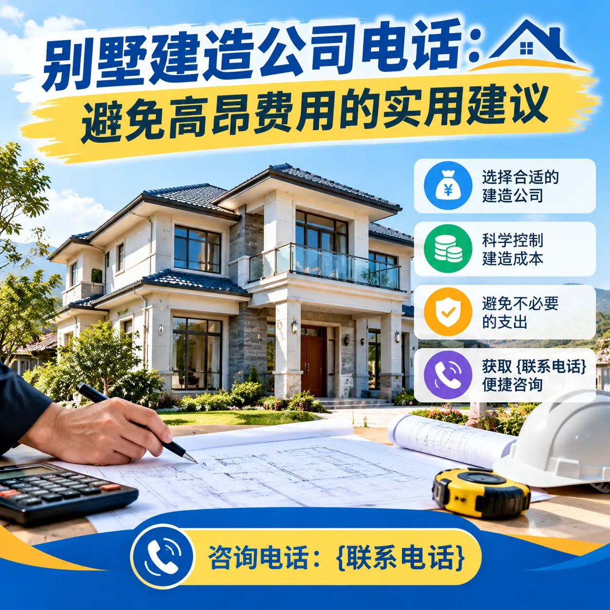 贵州别墅建造公司电话:避免高昂费用的实用建议