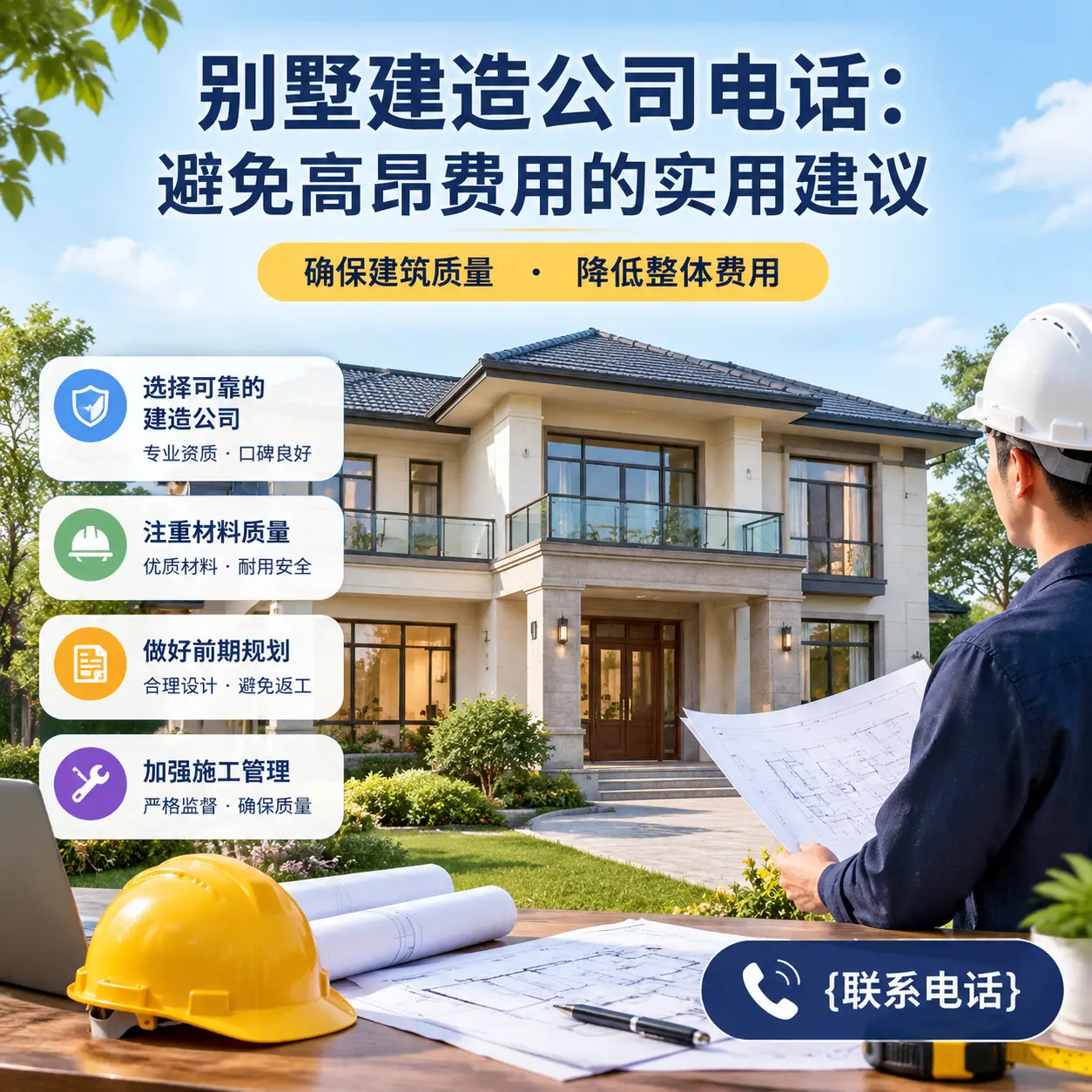 贵州别墅建造公司电话:避免高昂费用的实用建议
