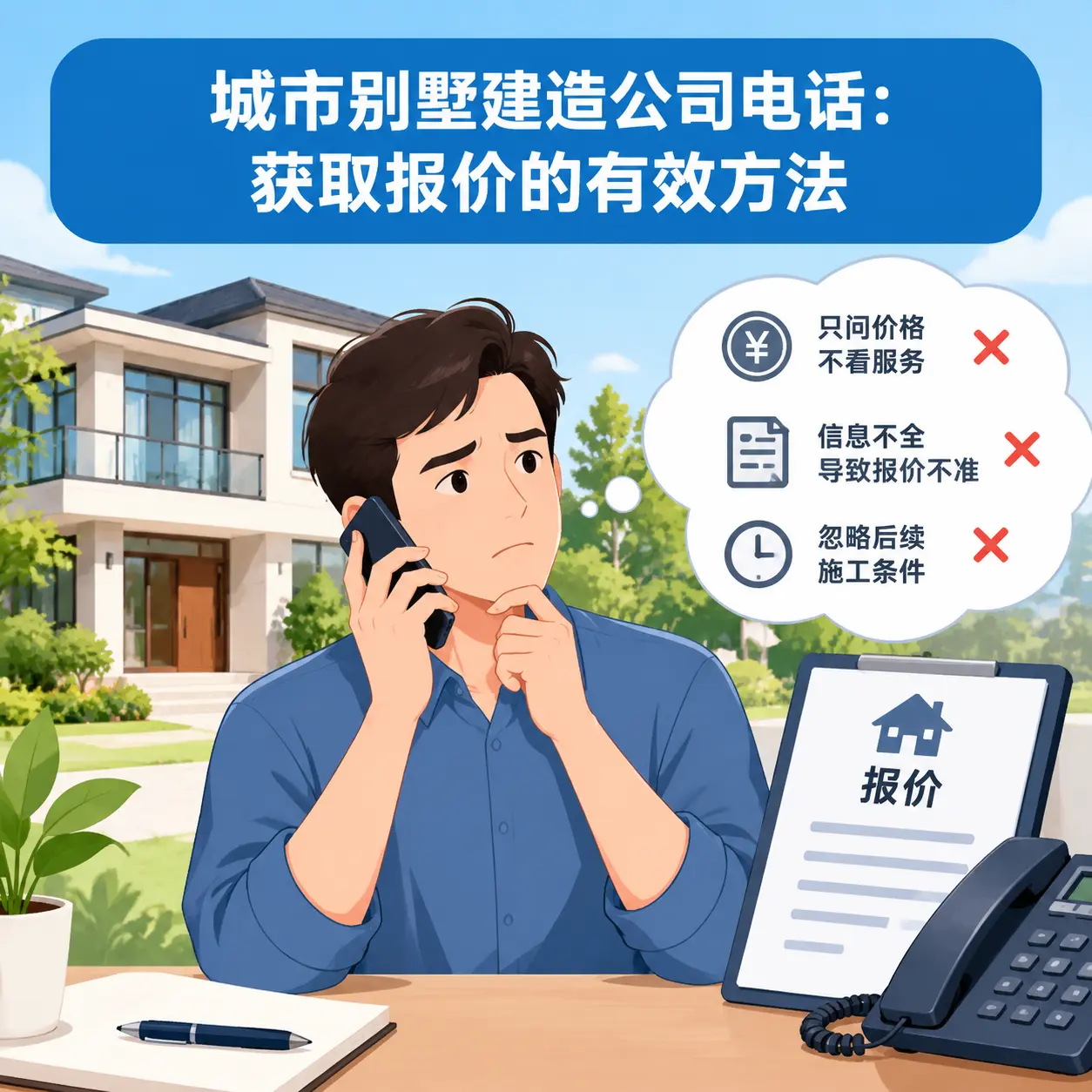 贵州别墅建造公司电话:获取报价的有效方法